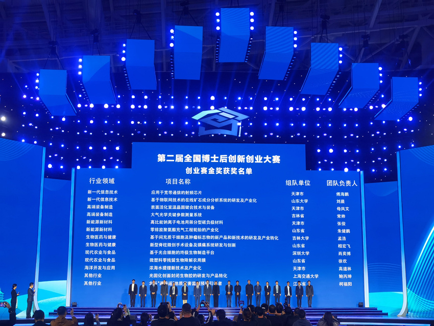 金奖颁奖现场。人民网记者 王海跃摄